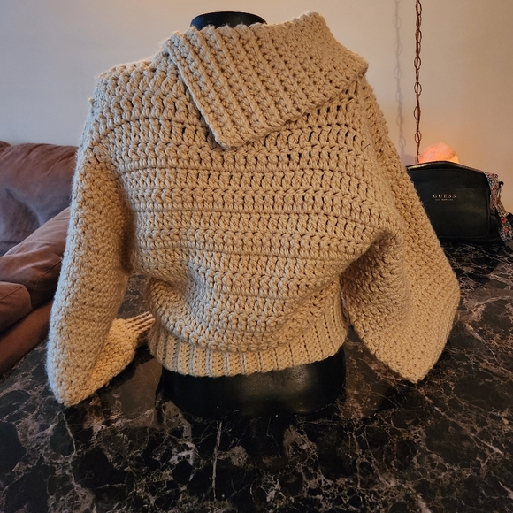 Handmade Crochet Sweater - Picture 3 of 3
